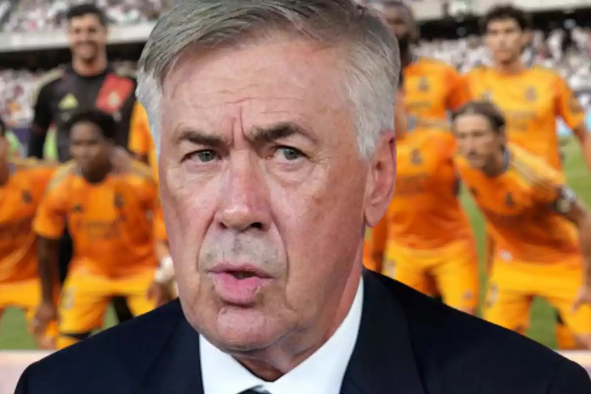 Ancelotti frente a once Real Madrid