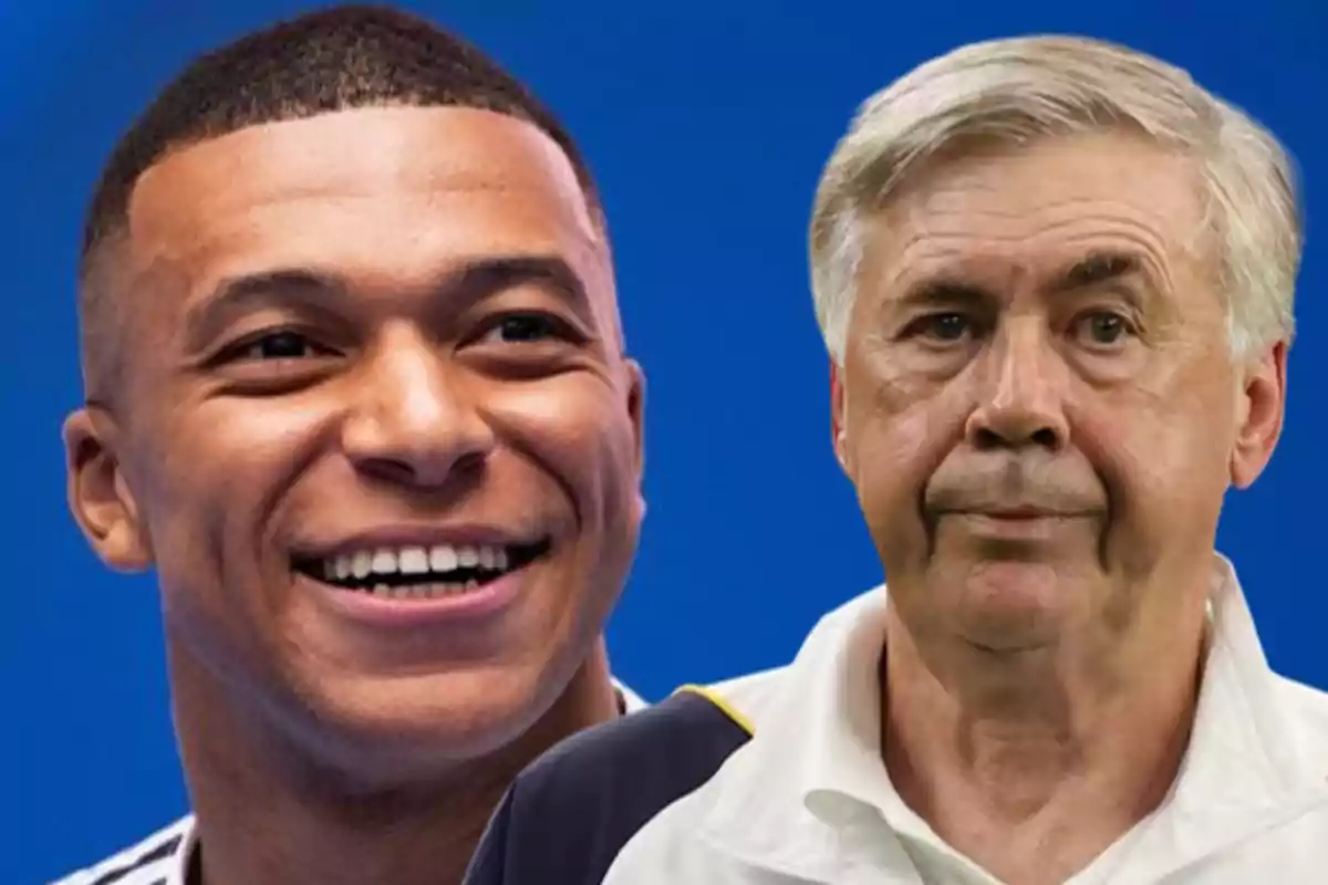 Mbappé y Ancelotti