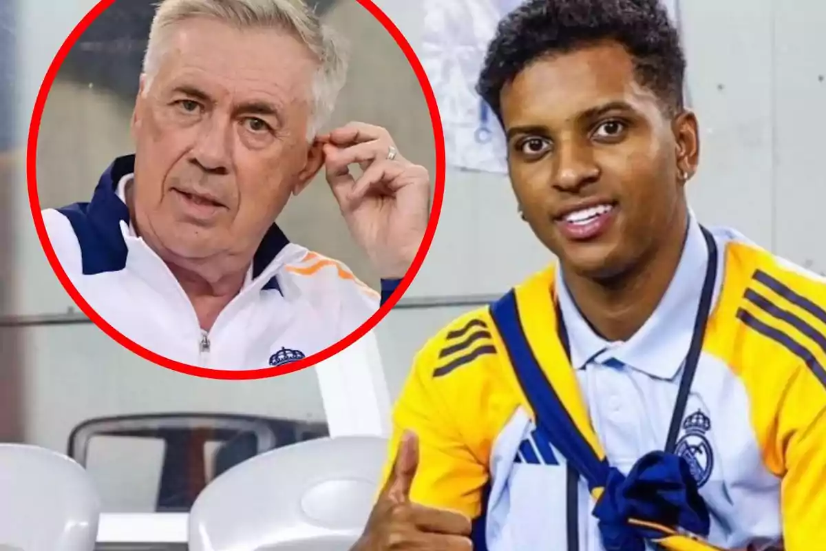 Ancelotti y Rodrygo