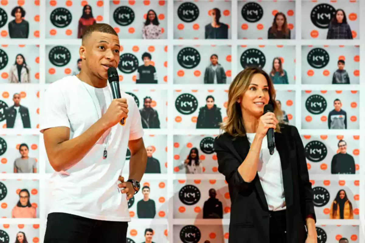 Mbappé en su fundación