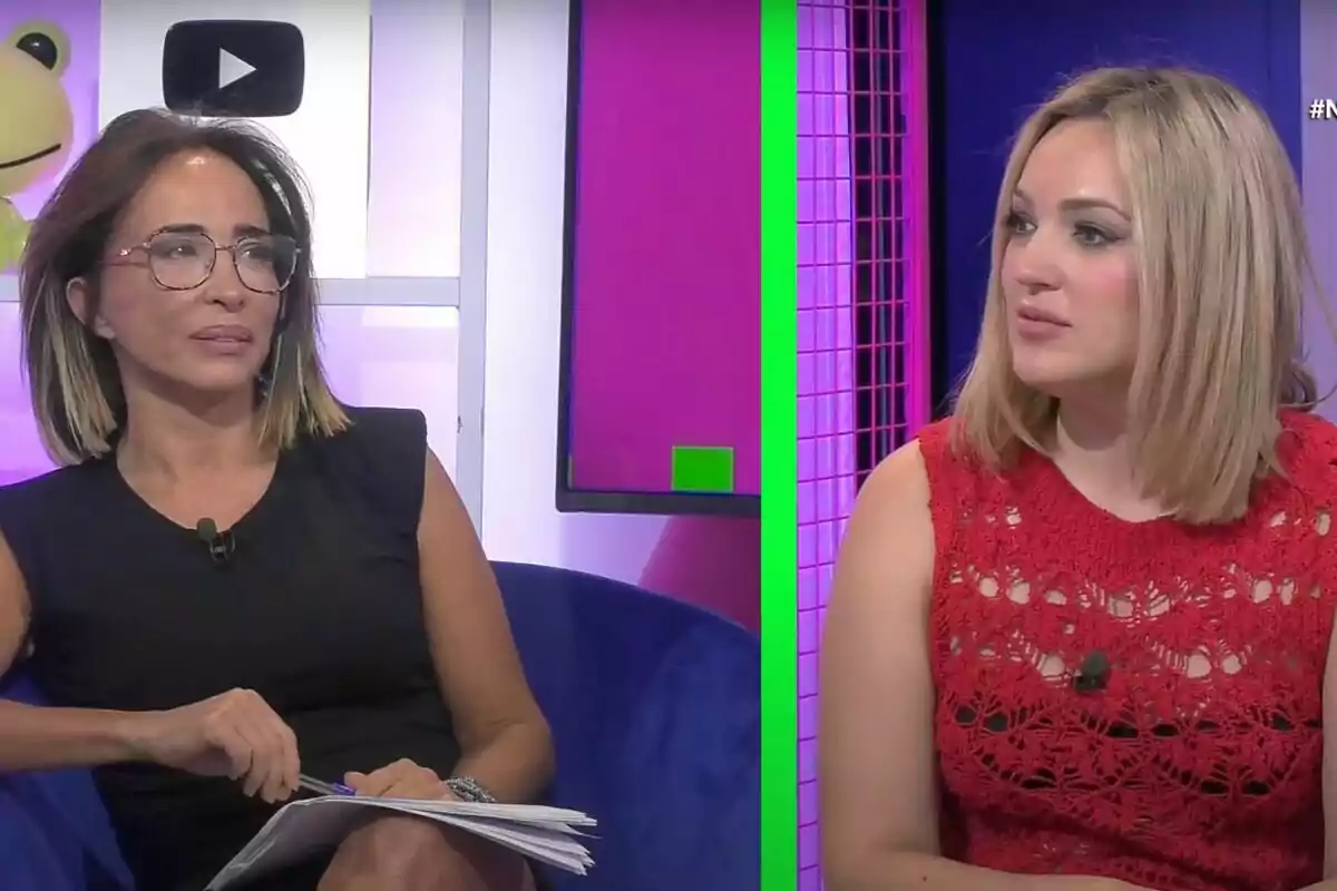 Captura de Marta Riesco junto a María Patiño en 'Ni que fuéramos' Captura de Marta Riesco junto a María Patiño en 'Ni que fuéramos'