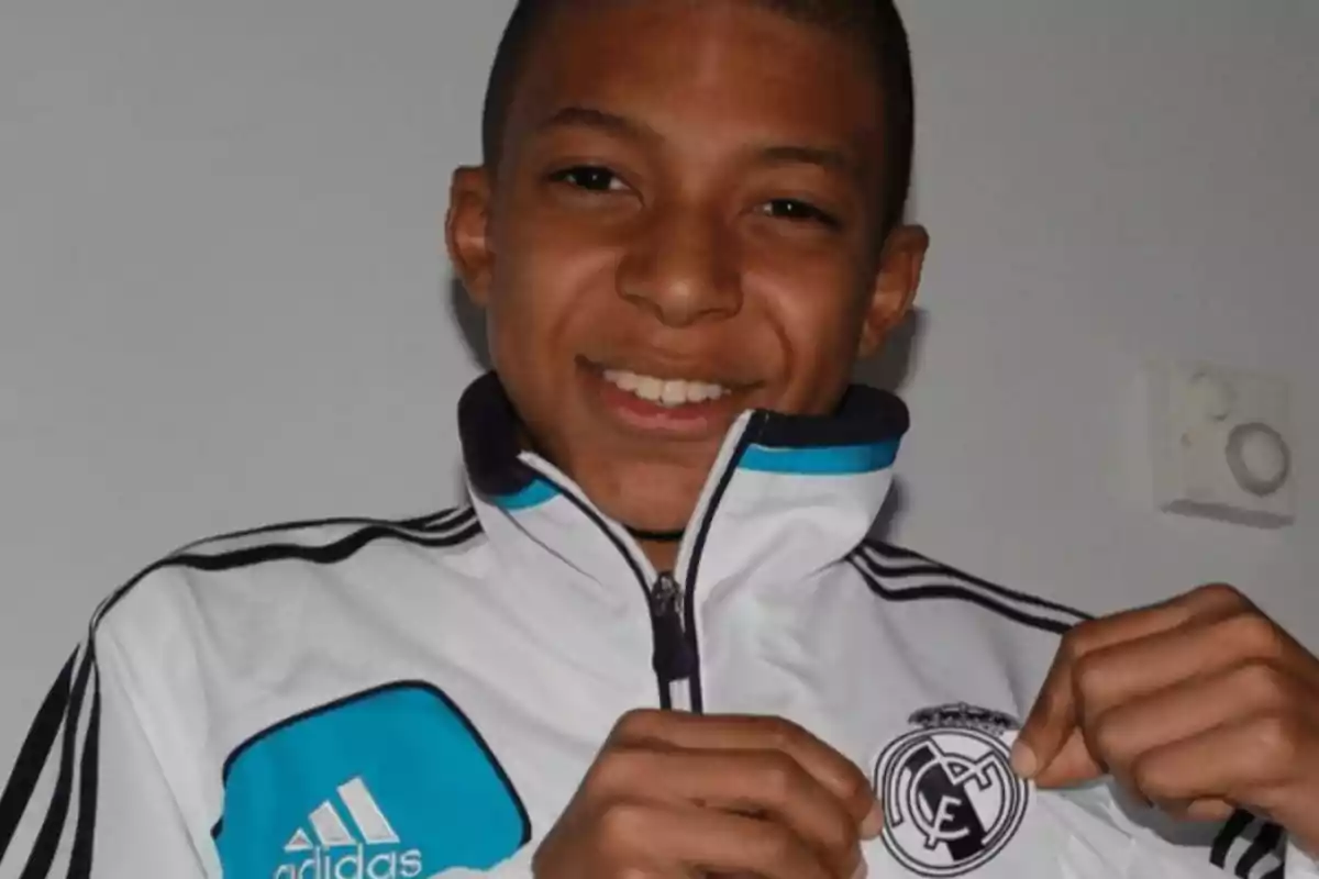 Mbappé de niño