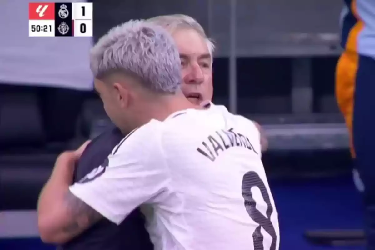 Fede Valverde y Ancelotti