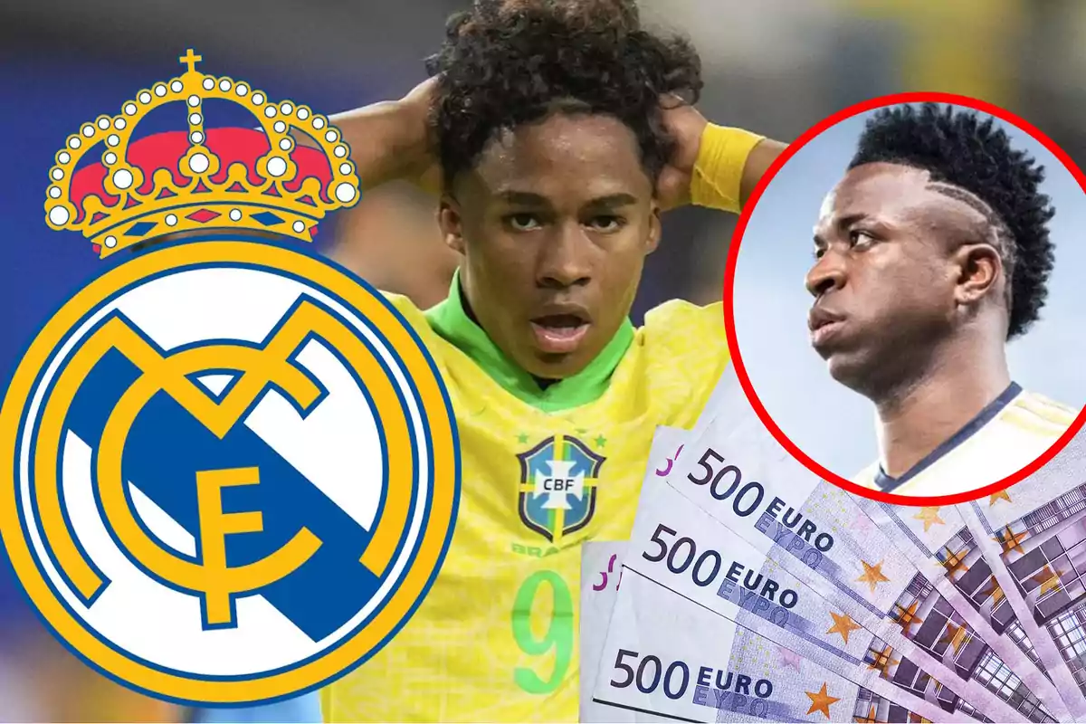 Endrick, Vinicius y billetes de 500 euros