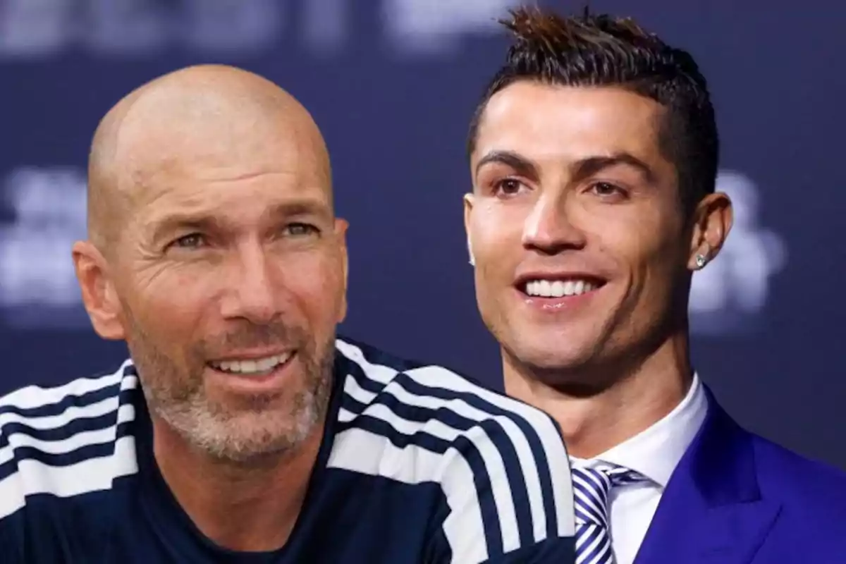 Zidane y Cristiano Ronaldo