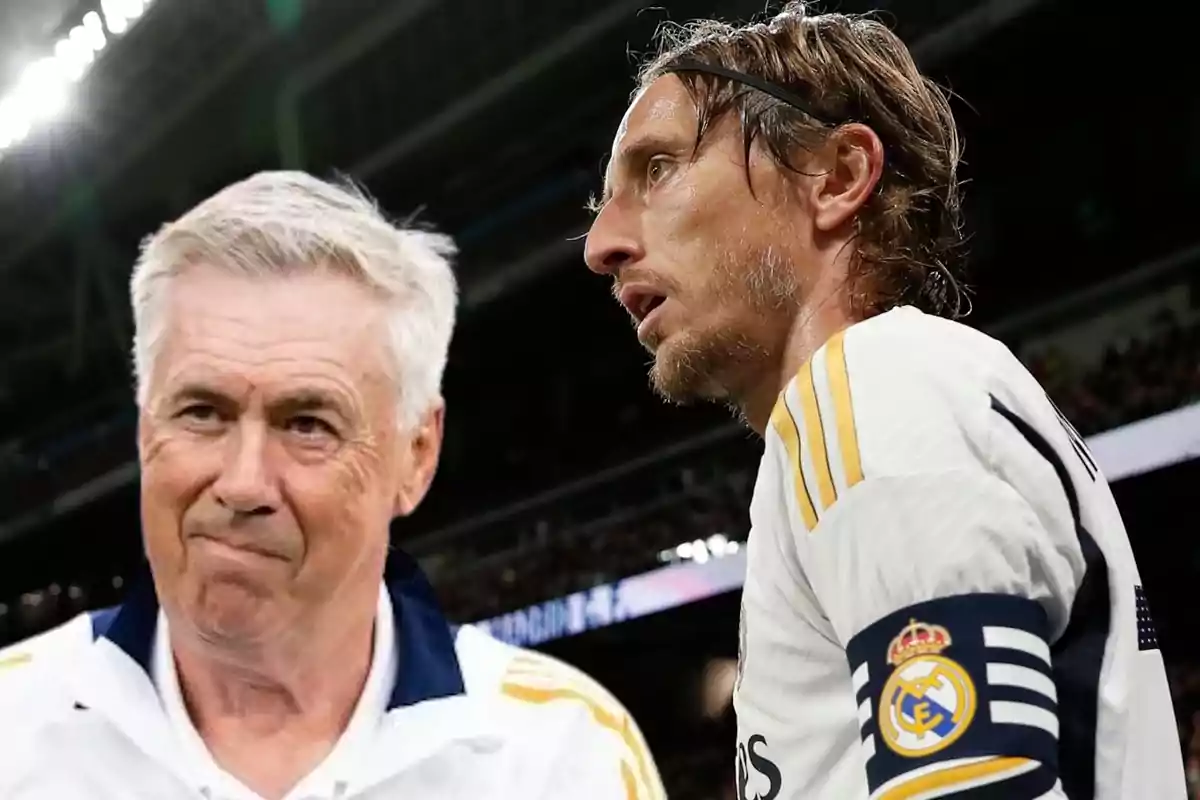 Ancelotti y Modric