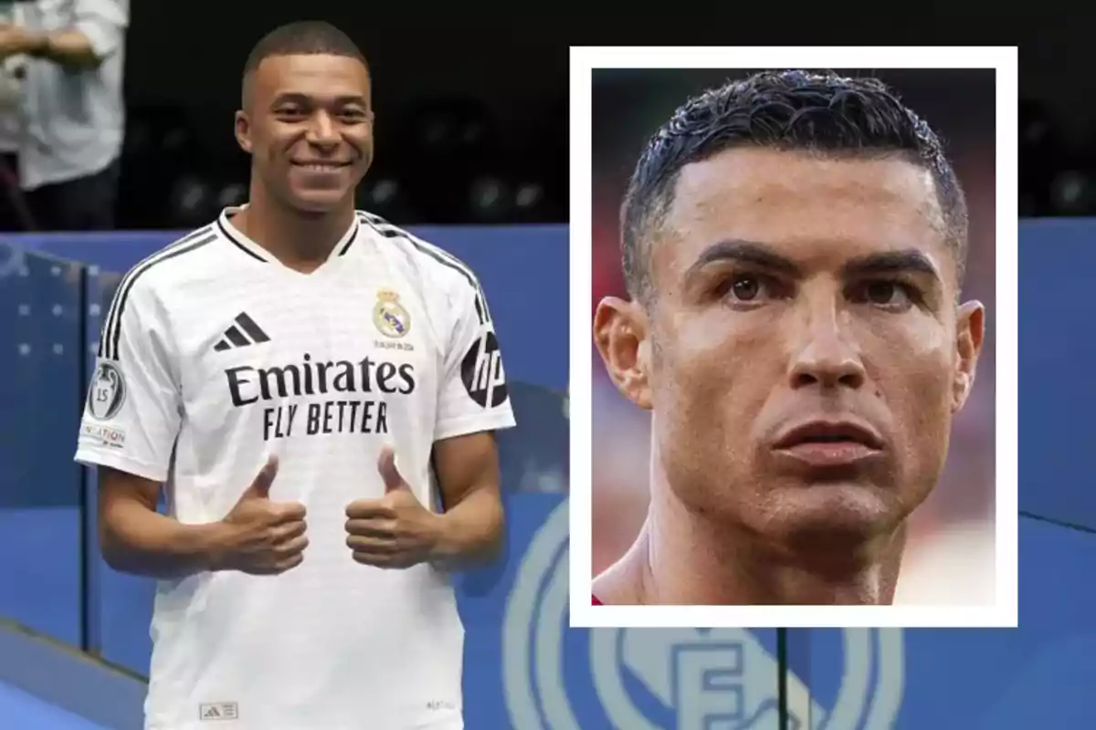 Mbappé y Cristiano Ronaldo