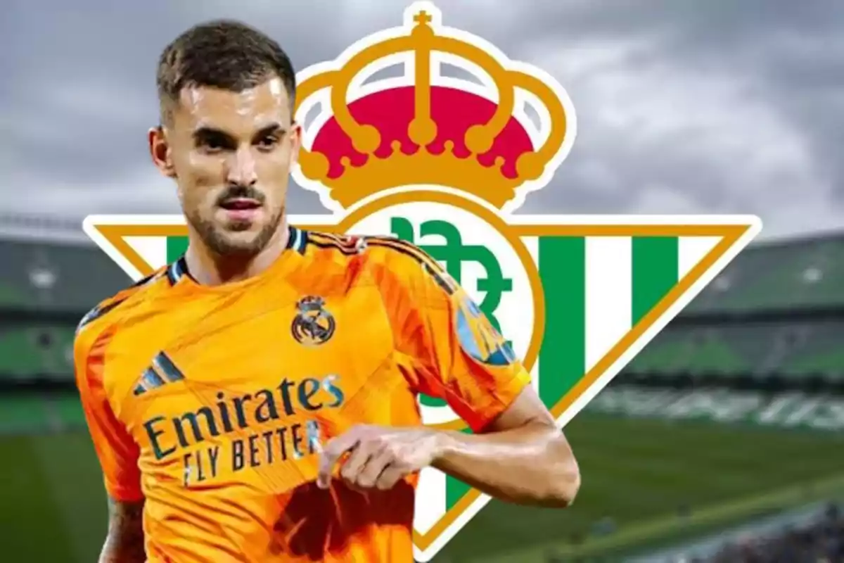 Ceballos y escudo del Betis