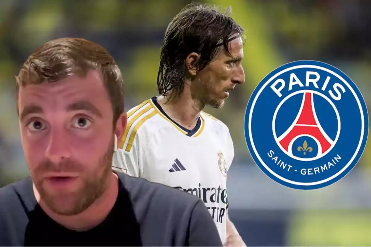 Fabrizio Romano, Modric y escudo del PSG