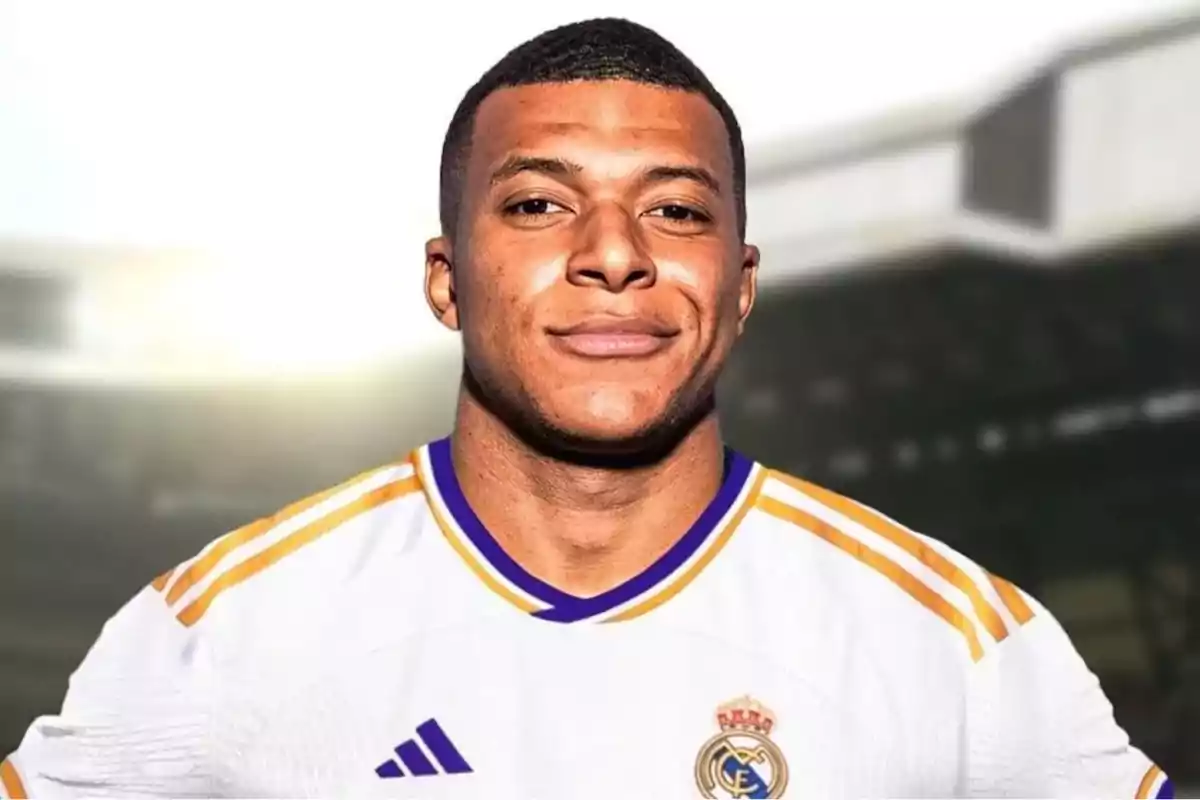 Mbappé del Real Madrid