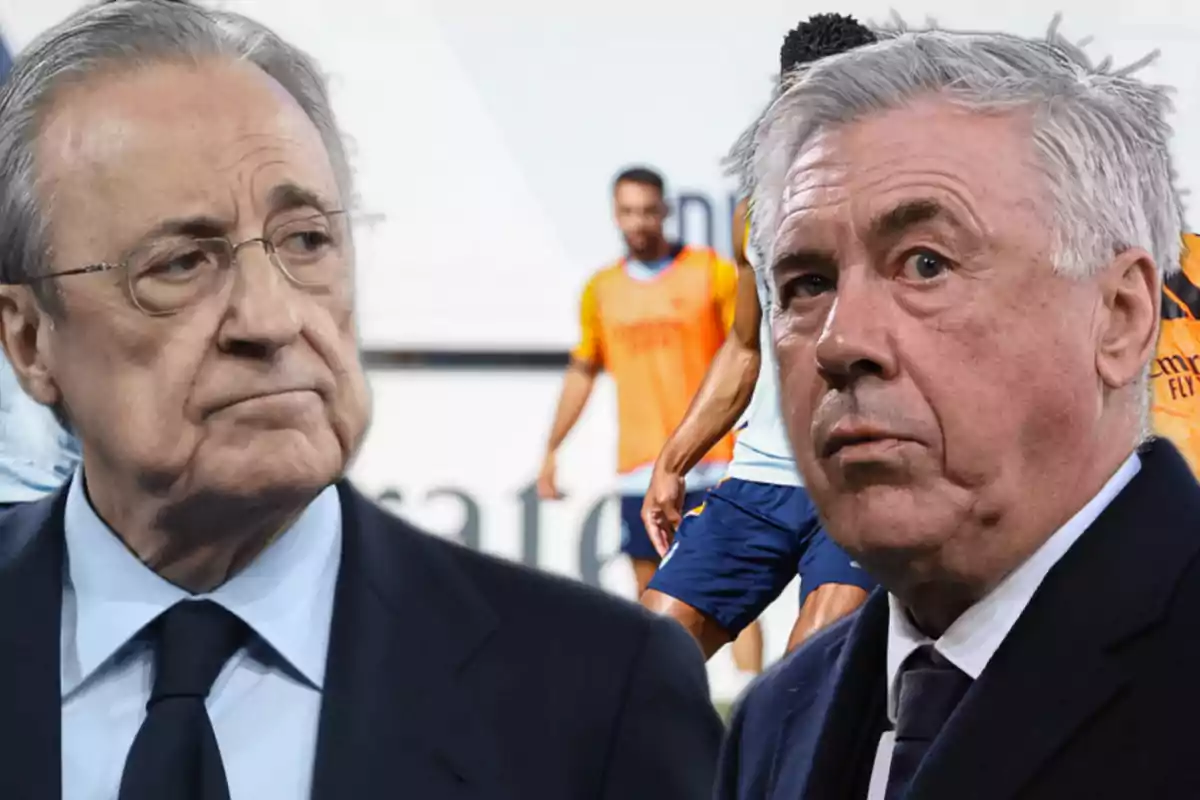 Florentino y Ancelotti