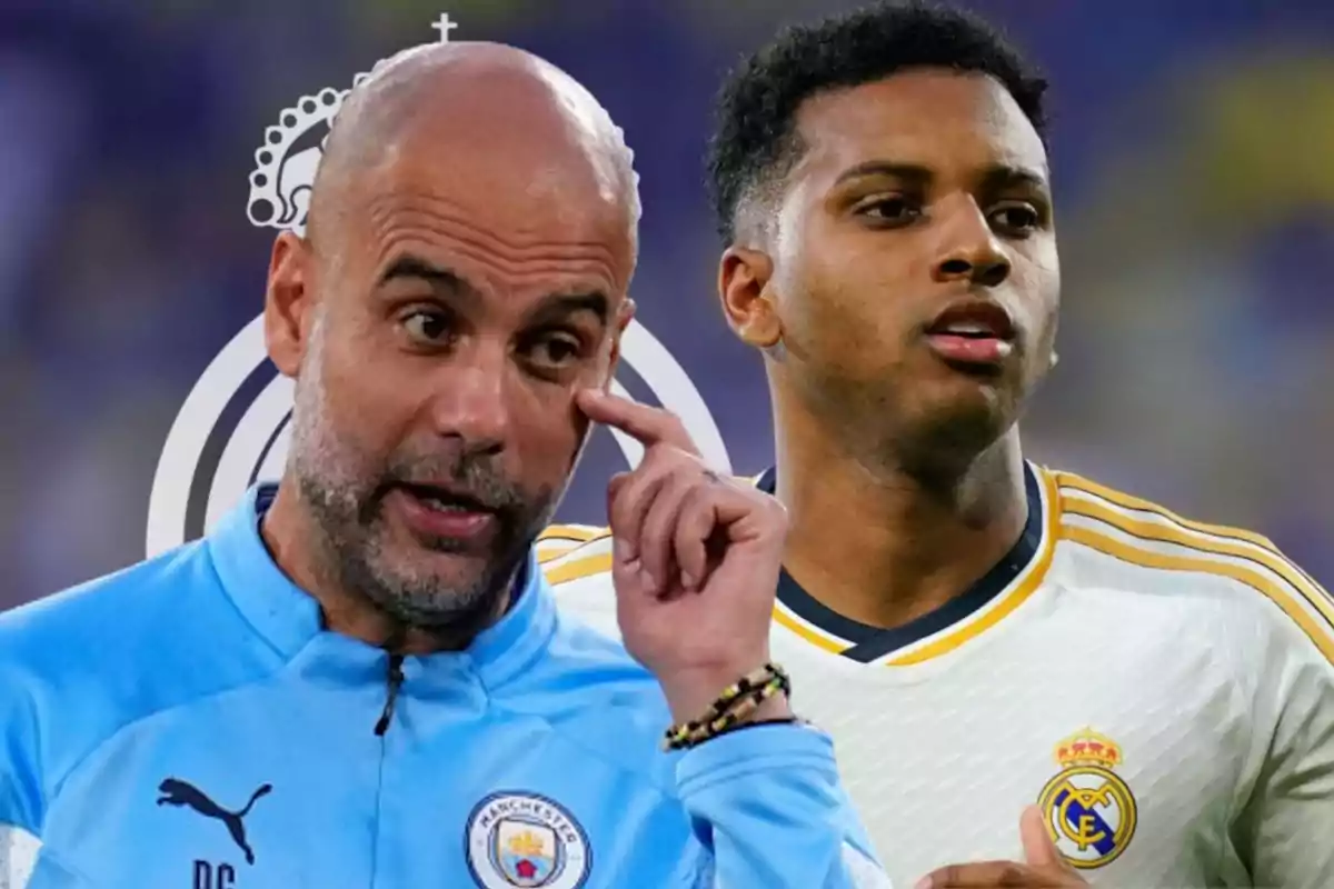 Guardiola y Rodrygo