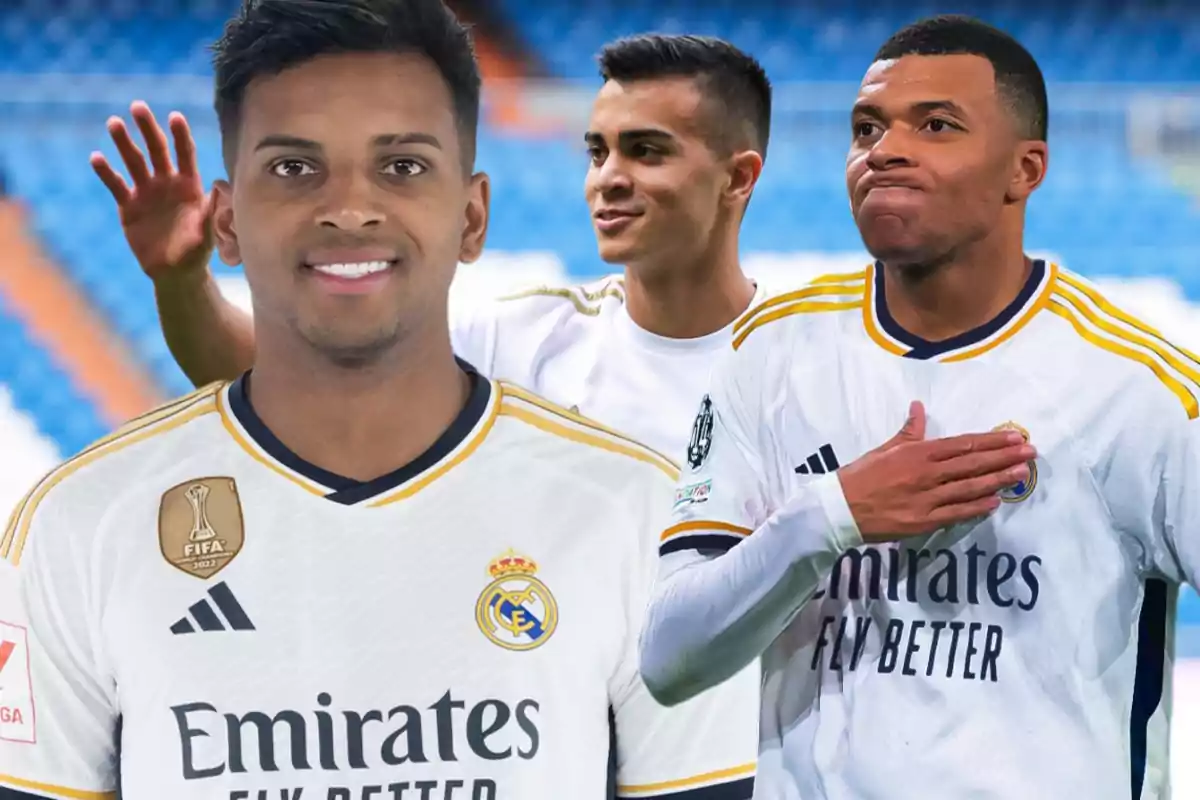 Rodrygo, Reinier y Mbappé