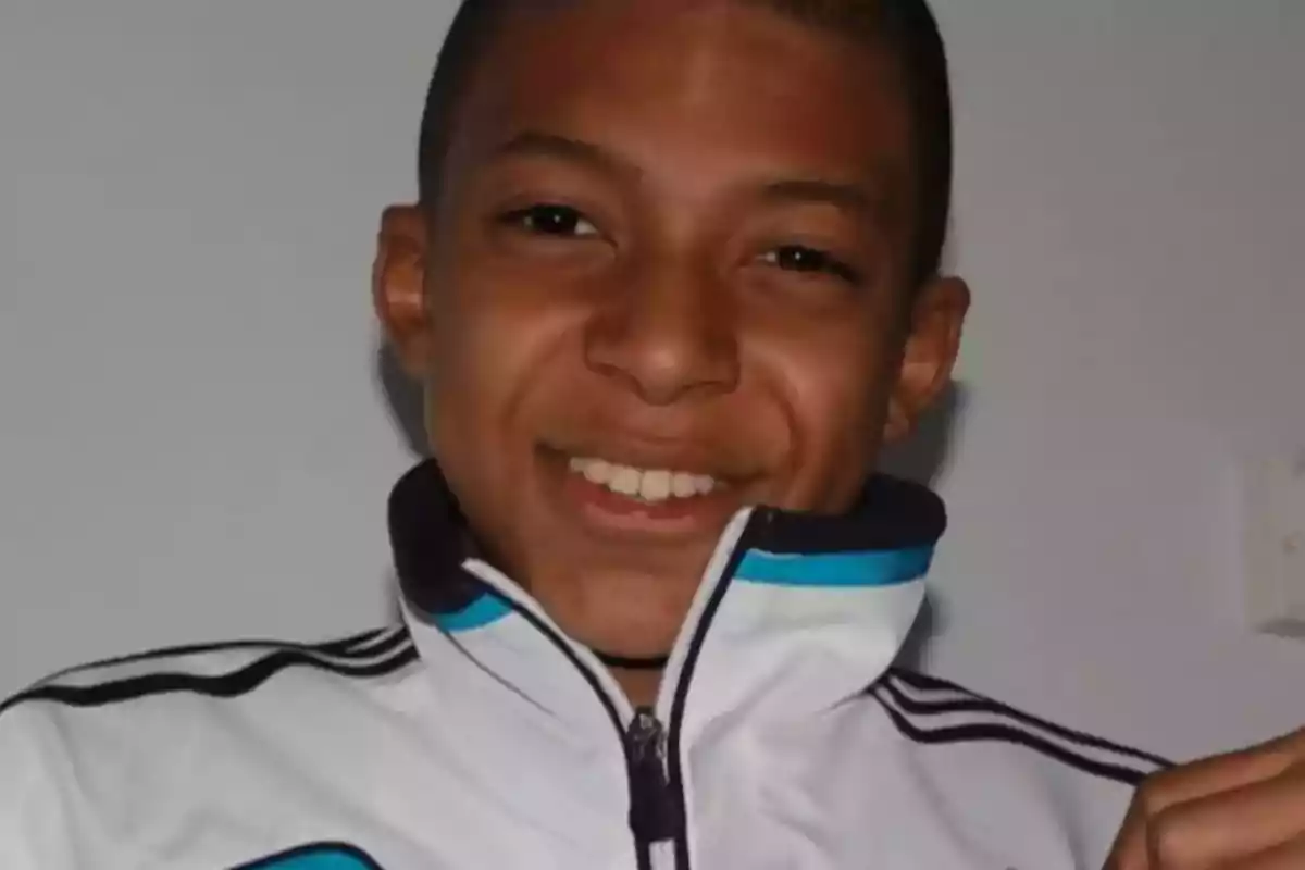 Mbappé de niño