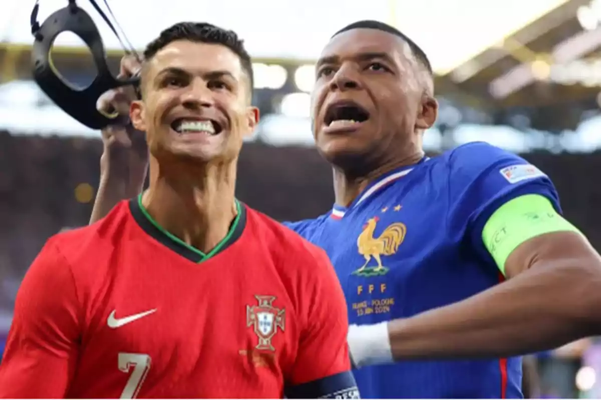 Cristiano Ronaldo y Mbappé