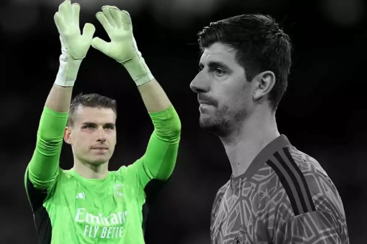 Lunin y Courtois en blanco y negro