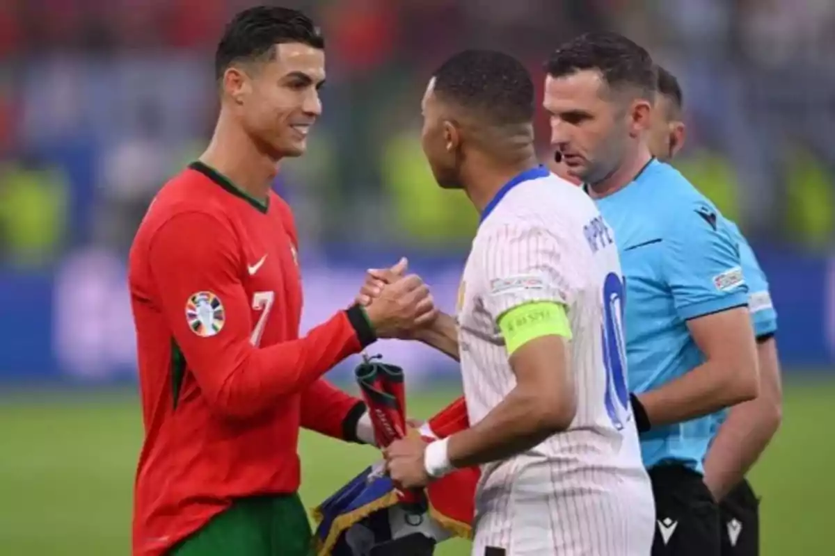 Cristiano Ronaldo y Mbappé