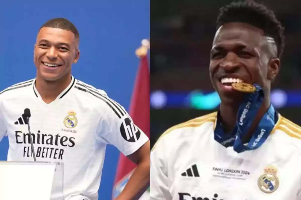 Mbappé y Vinicius