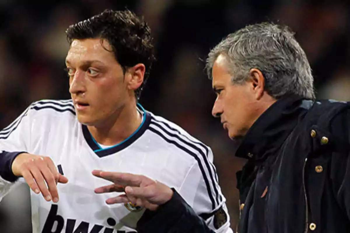 Özil y Mourinho