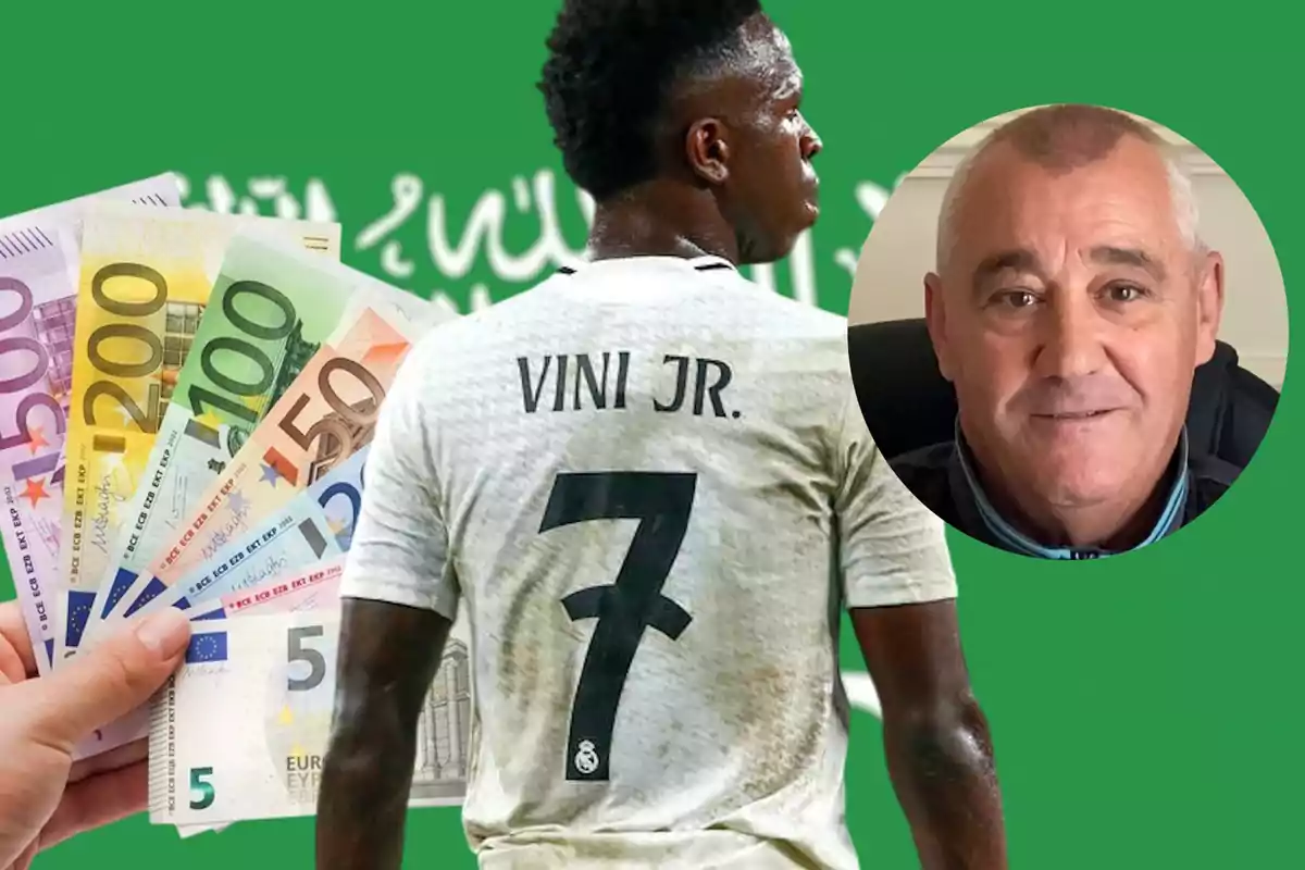 Vinicius, Poli Rincón y fondo de Arabia y dinero