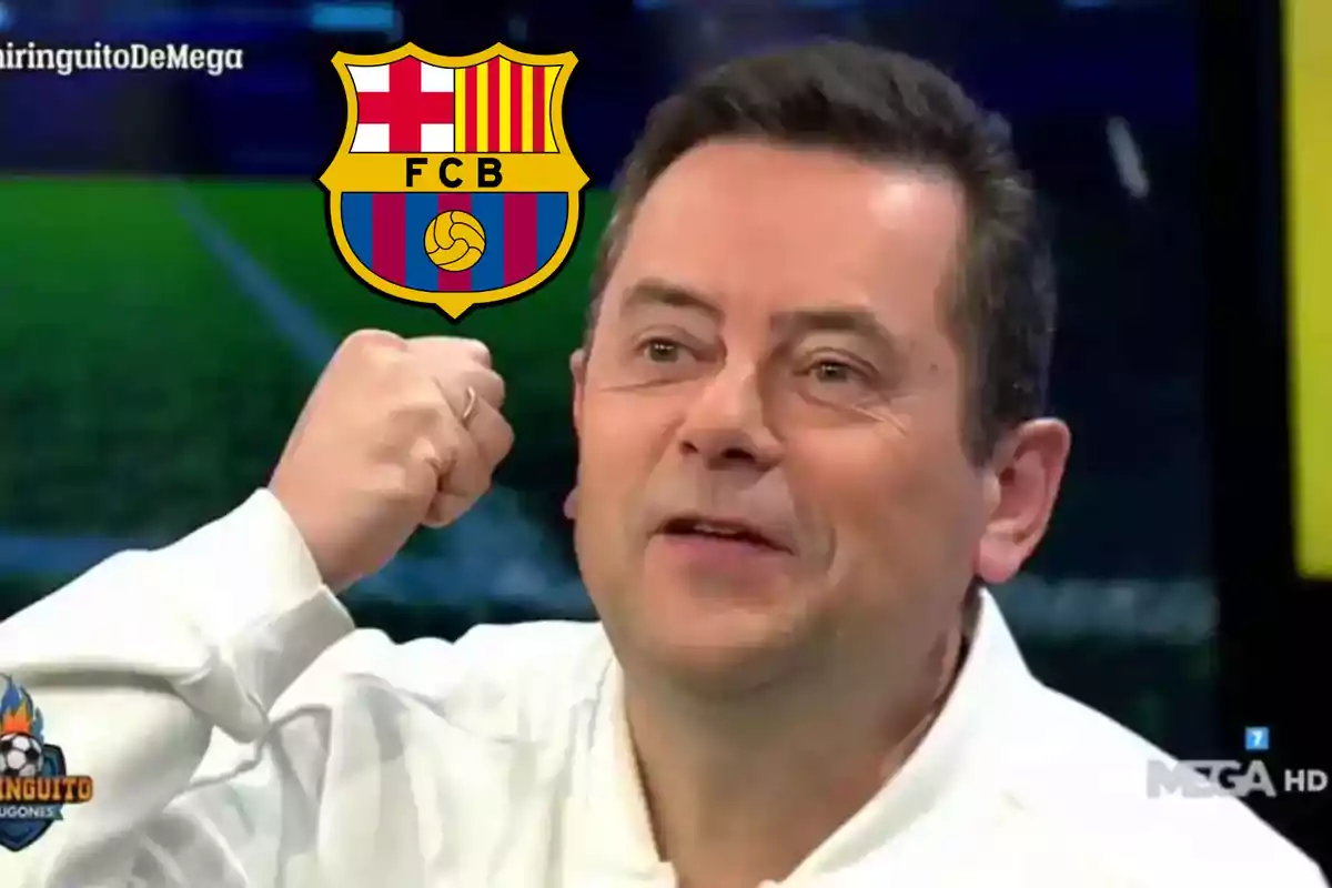 Roncero y escudo del Barça