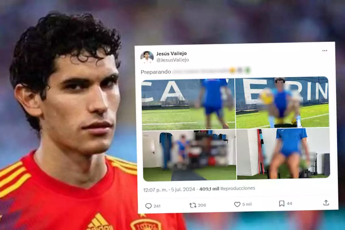 Vallejo y su post en redes sociales