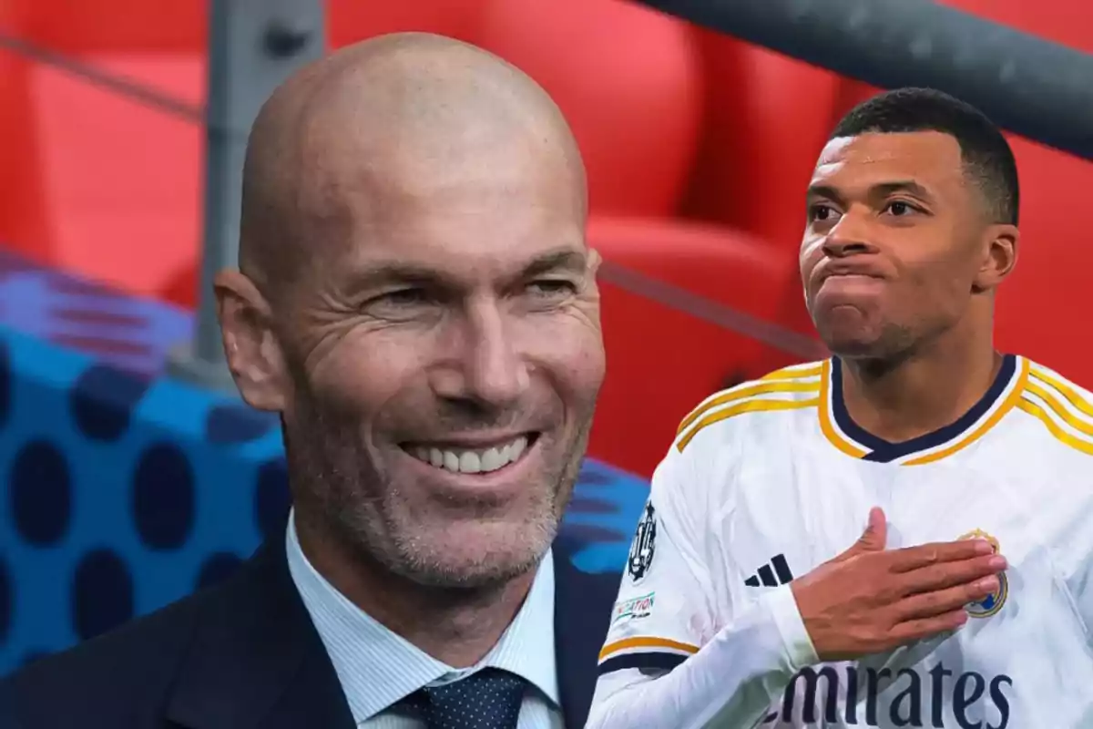 Zidane y Mbappé