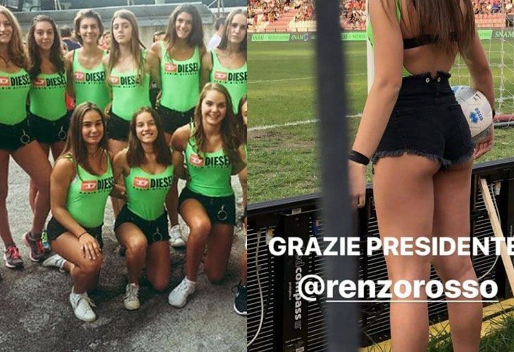 El Vicenza utiliza a niñas como objeto sexual en sus partidos