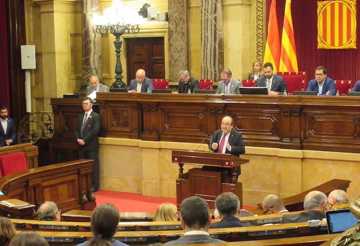 Iceta: "Cuando Cataluña ha jugado al todo o nada ha perdido"