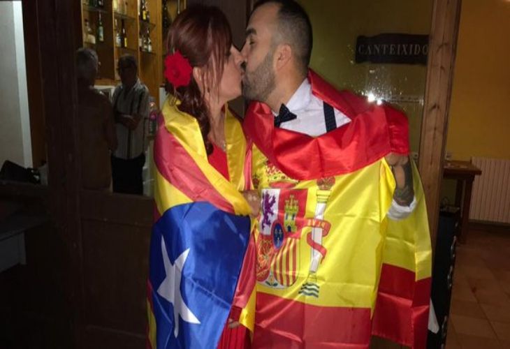 La boda imposible: una independentista y un militar español