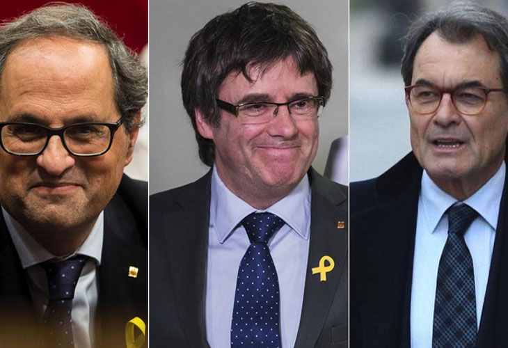 Artur Mas le lanza 'dardos' a Torra y Puigdemont