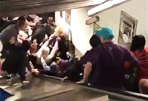 Decenas de heridos tras un terrorífico accidente en el metro de Roma