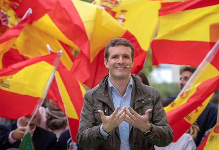 Casado borra al PSOE de la lista de "constitucionalistas"