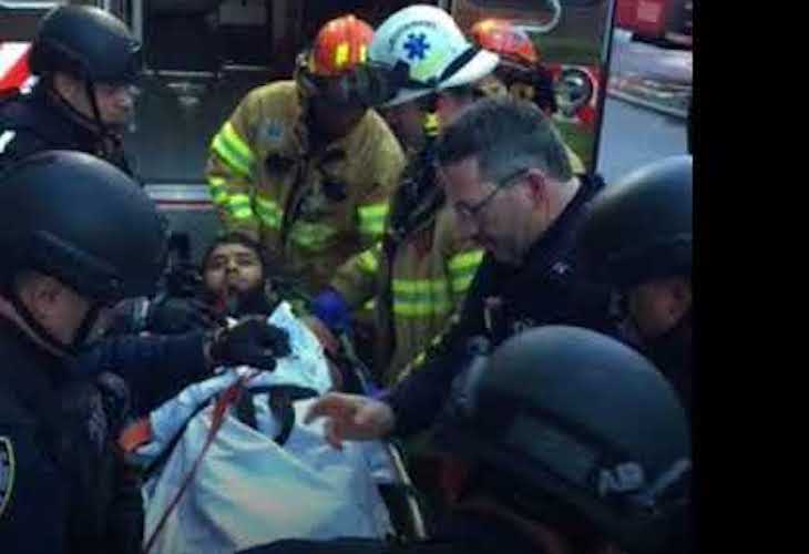 VÍDEO: Las durísimas imágenes del terrorista que se inmola en el metro de Nueva York