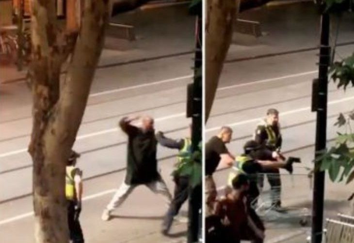 El vídeo inédito del terrorista que mató a dos personas en Melbourne