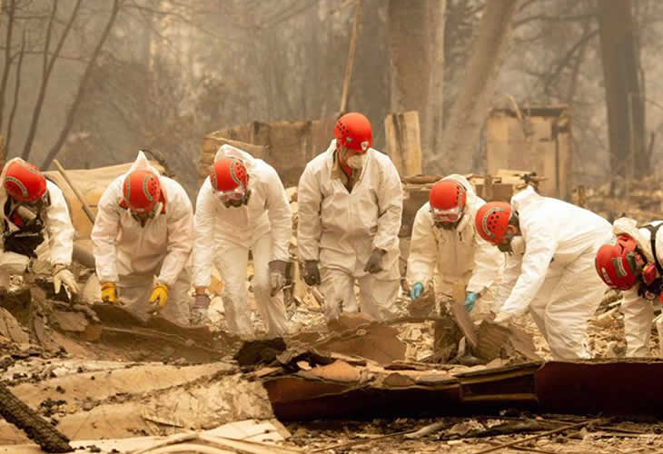 600 desaparecidos en el infierno de California