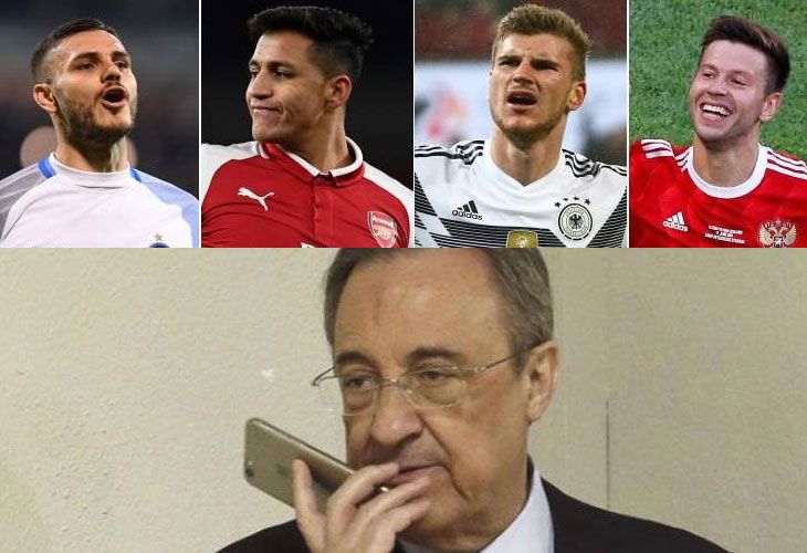 Los 12 delanteros que le han ofrecido al Real Madrid en este mes de enero
