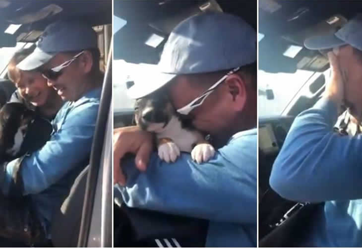 ¡¡Este hombre perdió a su perro y su reacción al conocer a su nuevo 'mejor amigo' te hará llorar!!