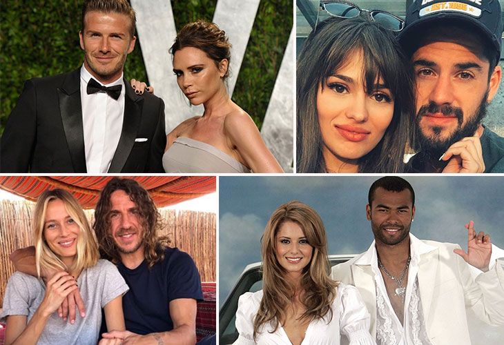 10 futbolistas que se han casado con mujeres famosas
