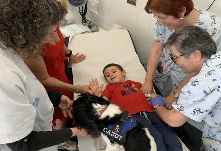 ¡Ponen en marcha un proyecto de terapia asistida con perros Extra-Can para niños!