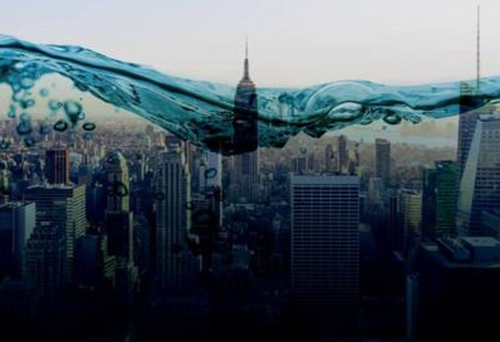 ¡Impresionantes imágenes! El agua se comerá a Londres y Nueva York en 2100