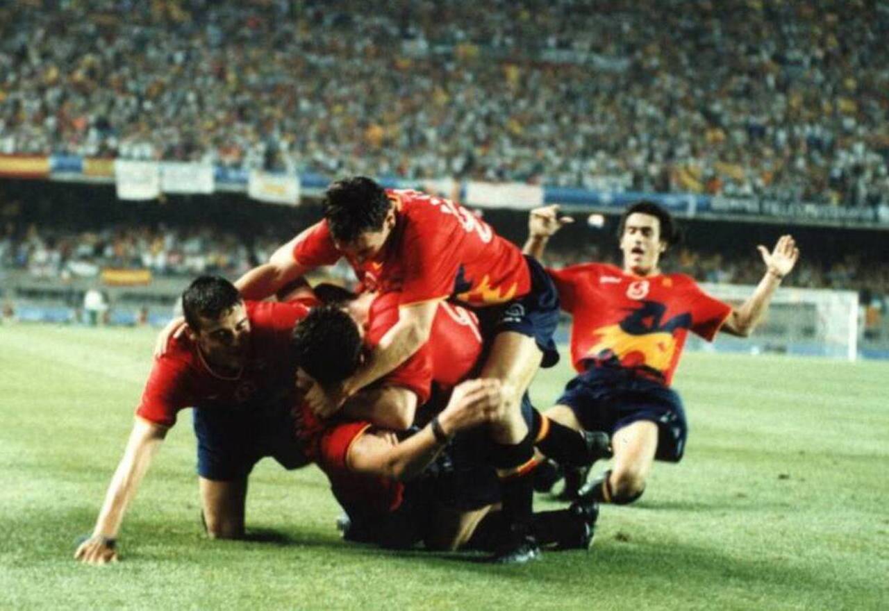 Un gol de Kiko ante Polonia en el descuento dio la medalla de oro a España en Barcelona '92