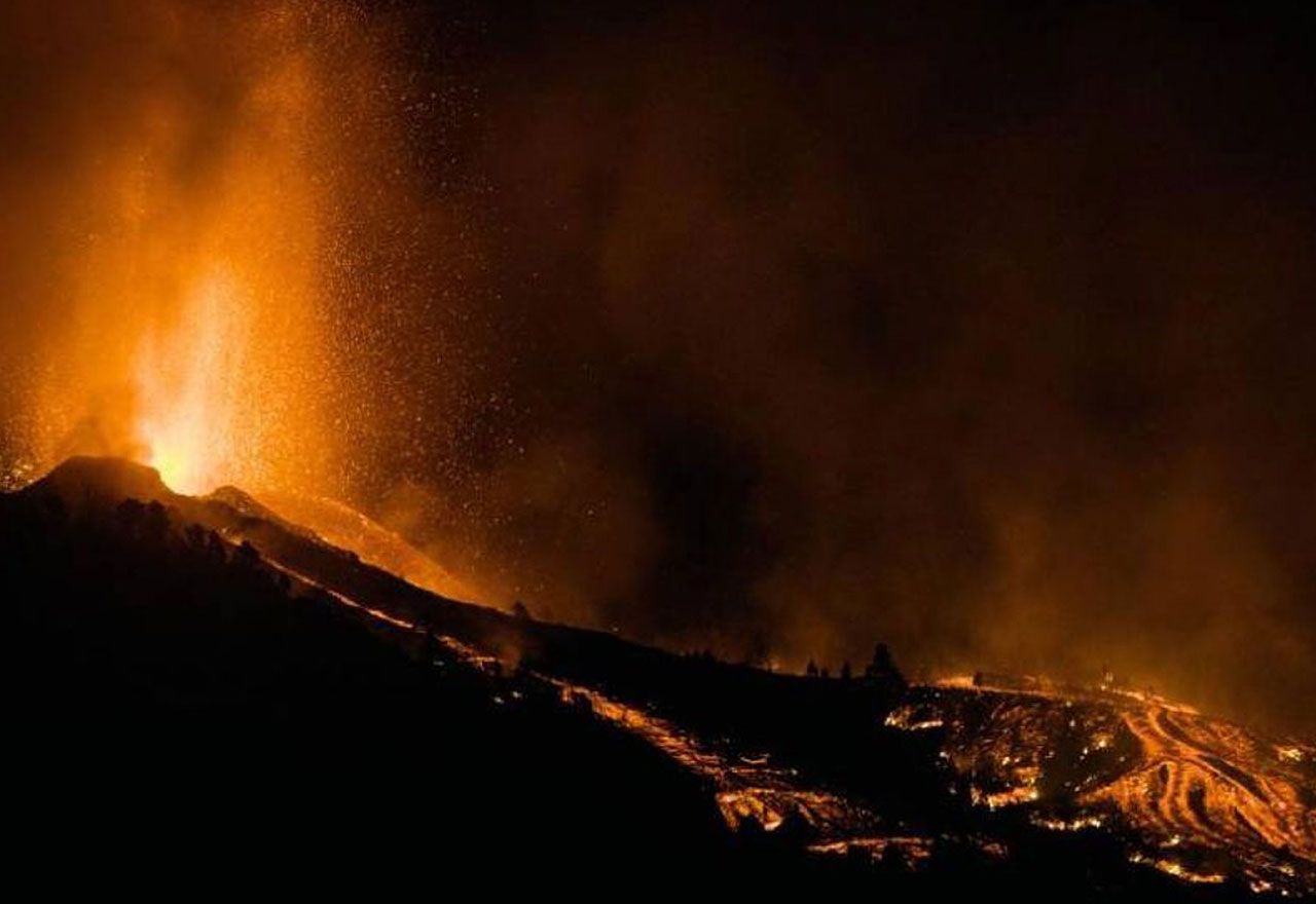 Las imágenes más impactantes del volcán Cumbre Vieja