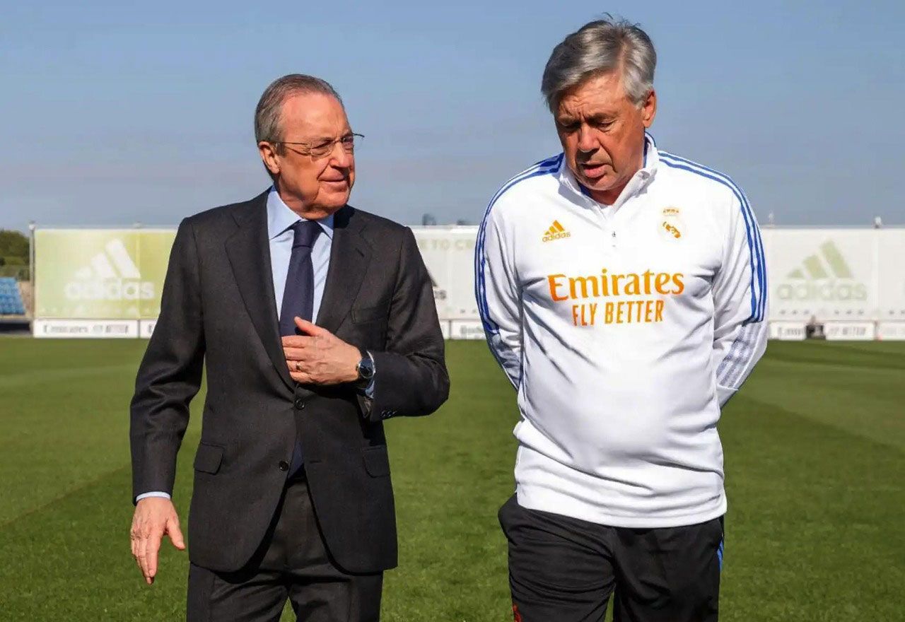 Ancelotti 'desafió' a Florentino Pérez con su once ante el Villarreal: claro mensaje