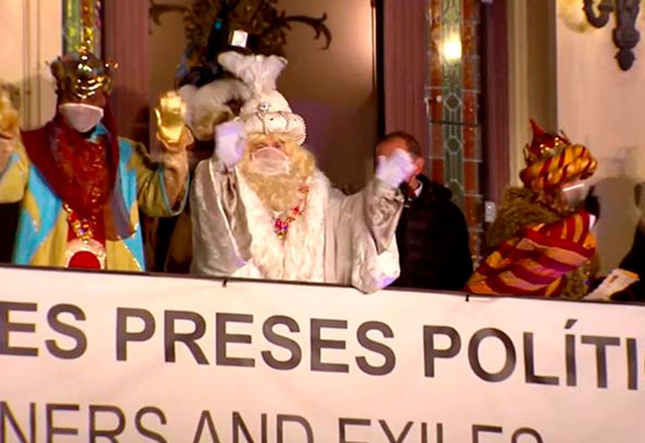 El Ayuntamiento de Lérida convirtió la Cabalgata de Reyes en una nauseabunda manifestación indepe