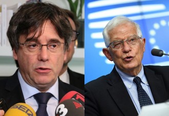A Puigdemont le entra la 'pataleta' tras la última humillación pública de Josep Borrell