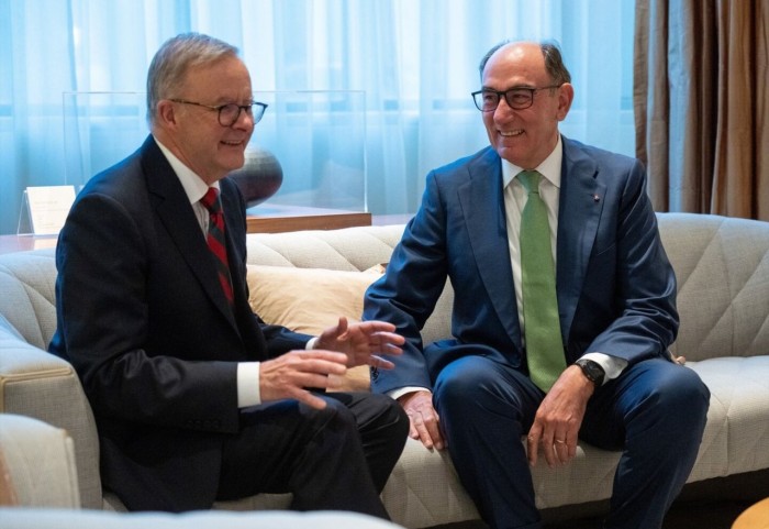 El primer ministro de Australia se reúne con Galán y alaba a Iberdrola por su gestión