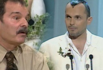 El show de Jesús Mariñas con Miguel Bosé: así enfadó el tertuliano al cantante en 1999