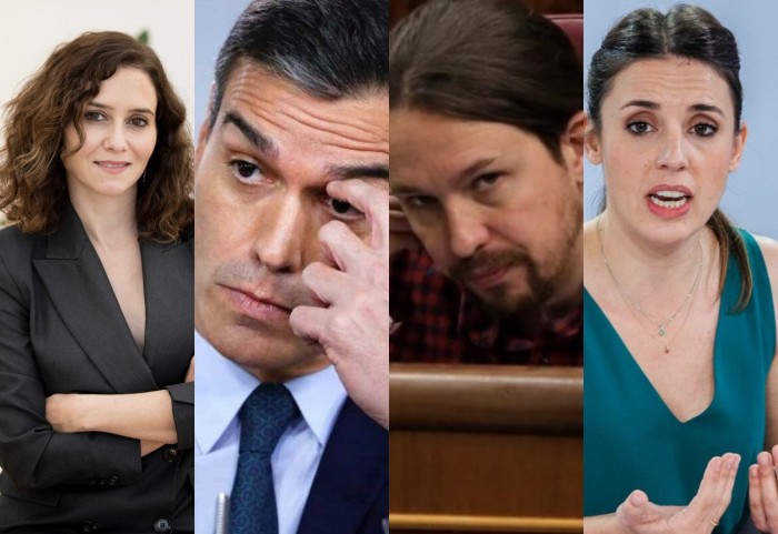 Soberbio repaso de Isabel Díaz Ayuso a Pedro Sánchez, Iglesias y Montero