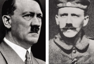 ¿Cuál fue la causa de que Hitler se recortara el bigote?